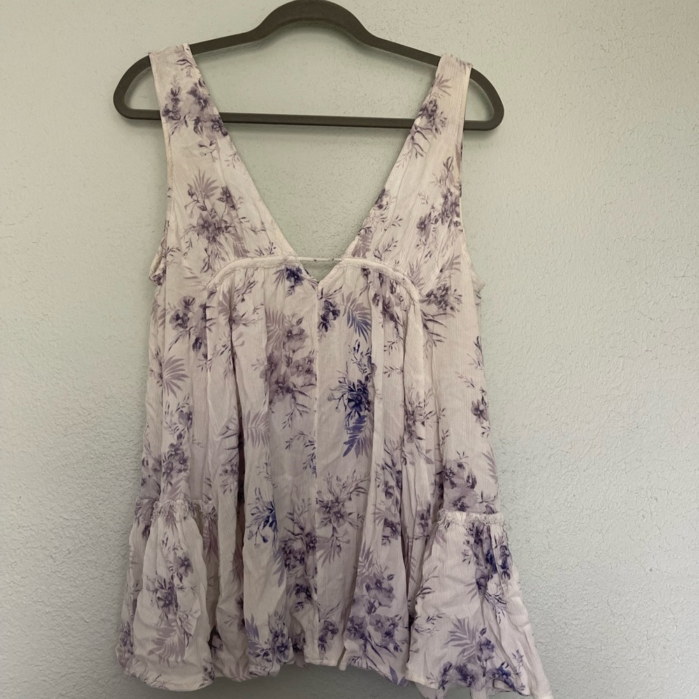 Boho bathing suit cover up.